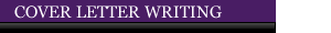 Cover Letter Writing